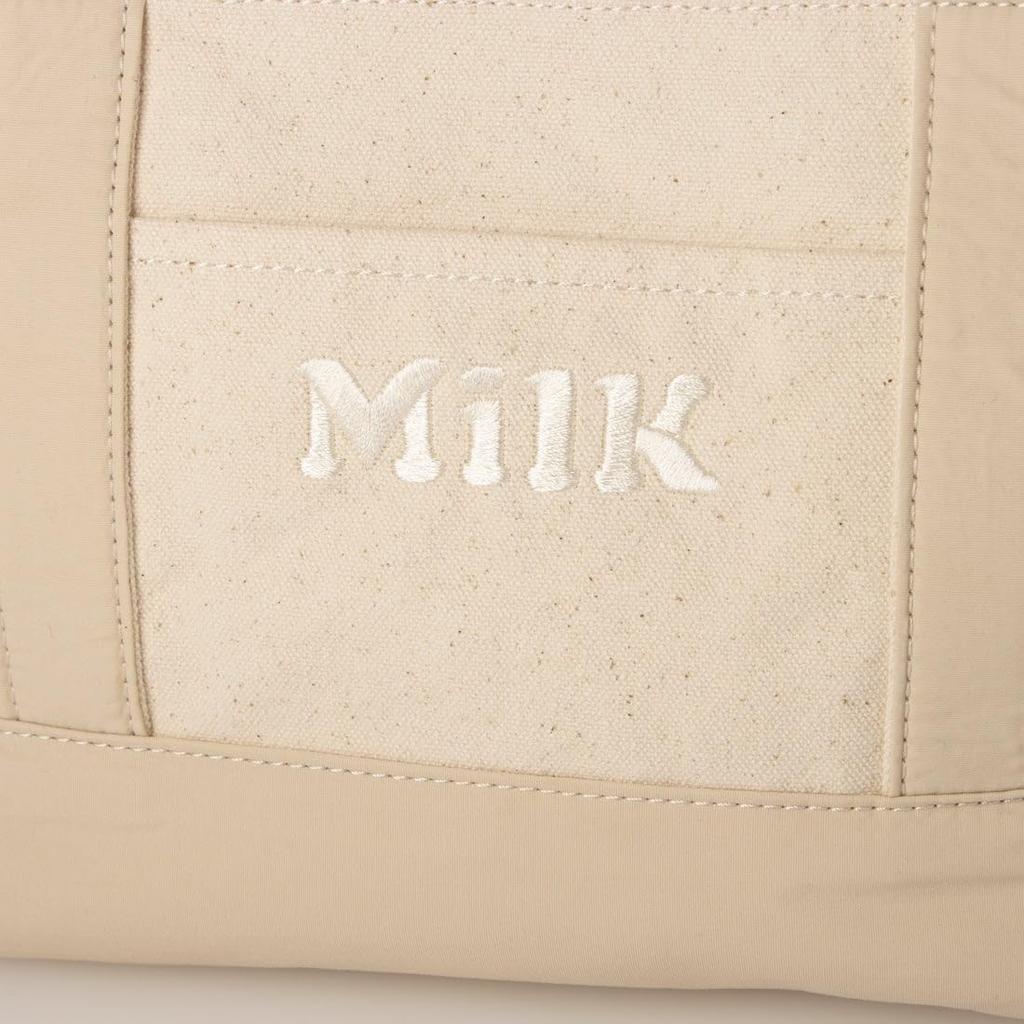 Canvas Logo Embroidered Mini Tote