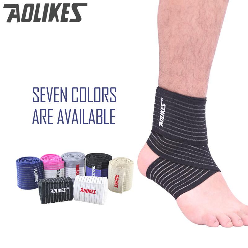 

1 шт. Спортивная безопасность Эластичный бандаж Опорная подушка для голеностопного сустава Защитная повязка для голеностопного сустава Защита ног Тренажерный зал Защита ног Фирменные веса