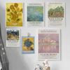 Berømt Van Gogh-kunstner Stjernehimmel Oljemaleri Solsikkeutstilling Plakat Blomst Naturlig veggkunst Lerretsmaleri Hjemmeinnredning Ingen ramme