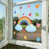 Rainbow Love Wall Sticker - Decorates Children's Room, Living Room, Kitchen and Bathroom Walls