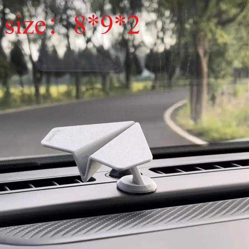 Car Paper Plane Ornament | Creative Inertial Following Aircraft Shape | Dashboard Decor Toy for Car Interior