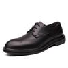 Fashion Men Oxfords High Quality Split Leather Men's Dress Shoes Luxury Brand Driving Shoes Brogue Lace Up Men's Casual Shoes