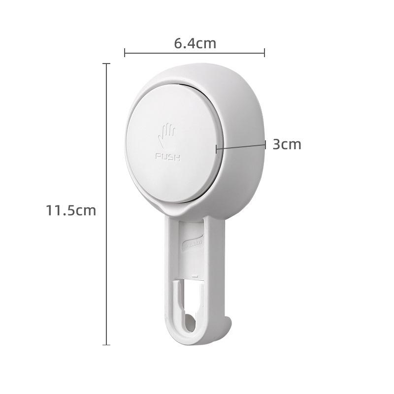 Ultra Strong Suction Cup Hook - No-Drill, Traceless Adhesive for Bathroom & Door Towels