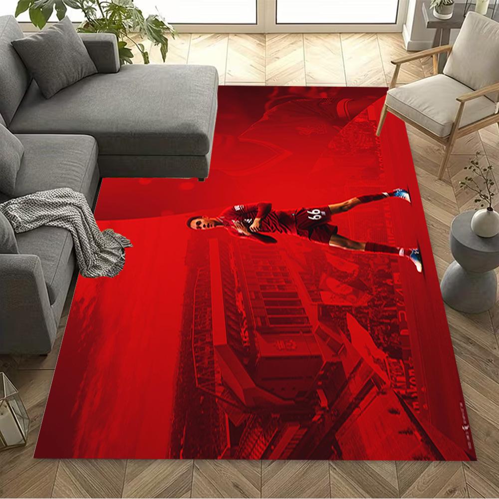 Wayne Rooney Manchester Floor Rug Office Rug Perfect for Game Room Balcony Living Rooms Entryway Antislip Carpet Office home decor