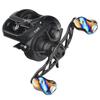 Gomexus CH90 Reel Compatible with Daiwa 90mm Baitcasting Reels and Shimano Suitable for Power Fishing with Made of Aluminum with Included Handle