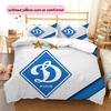 Dynamo Kyiv  Pattern Bedding Quilt Set  Home Decoration  Gift (1 * Duvet Cover + 2 * Pillowcase  Without Core)