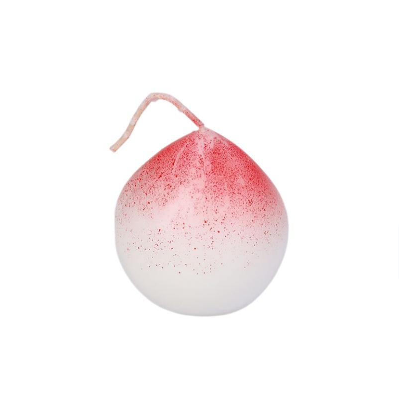 

Peach-shaped Tea Candles Handmade Creative Aromatherapy Candle Perfect for DIY Birthday Party Home Decoration Soy Wax белый