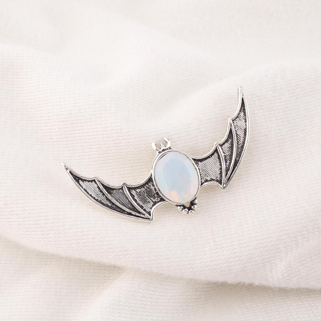 Wunderschöner Milchopal Edelstein Schmuck, 925 Sterling Silber Anhänger Schmuck, Opal Silberanhänger Geschenk für Katholiken