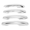4pcs Exterior Door Handle Cover Trim Silver ABS Outer Door Handle Decoration Replacement for XC60 2018‑2021