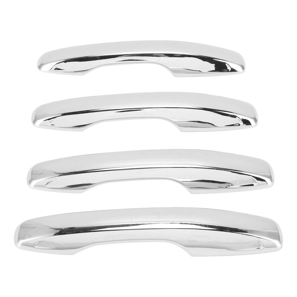 4pcs Exterior Door Handle Cover Trim Silver ABS Outer Door Handle Decoration Replacement for XC60 2018‑2021