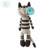 Plüschtier Katze Stofftier mit Polyester-Plüschkörper und PP-Baumwollfüllung für Weihnachtsdekoration Wohndekoration Geschenk