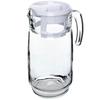 Jug for Drinks, Water, Juice, Lemonade, Glass with Lid, Large, 2L