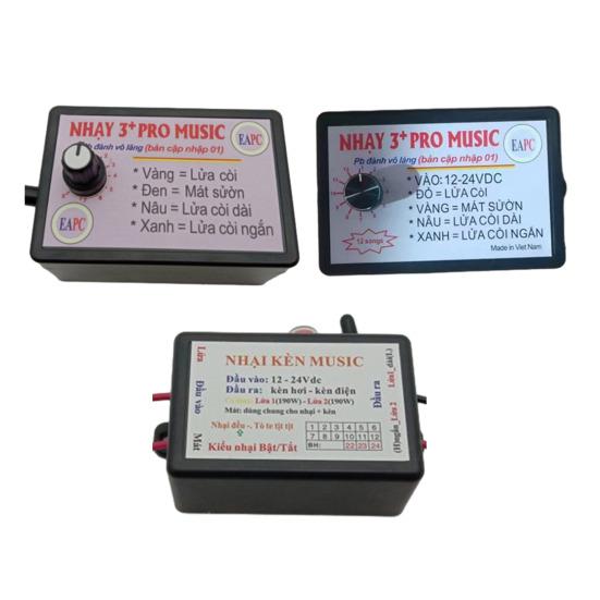 12V24V Universal bilhorn med 3/8/12 toner Enkel å installere ABS-materiale Bilmotorrelé Musikkboks Autointeriør