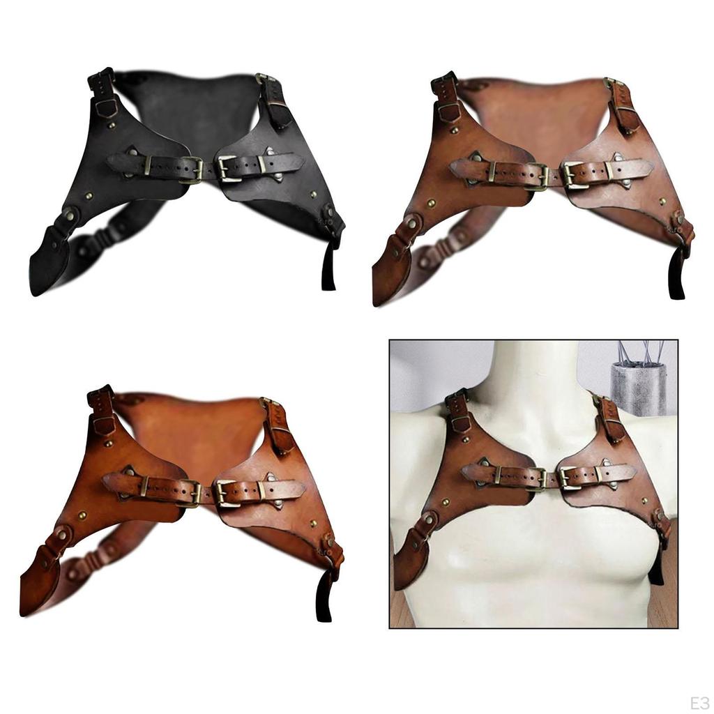Knight's - Retro Leather Harness for Medieval Cosplay