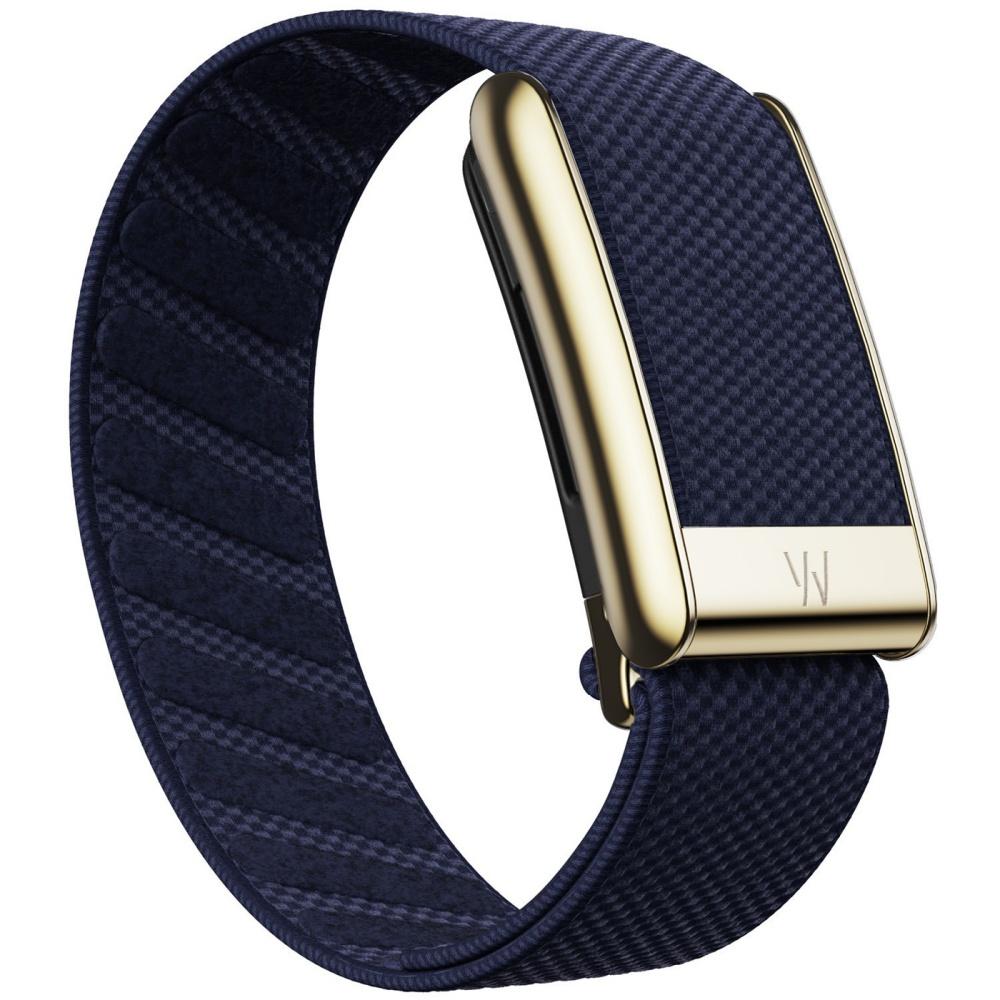 Suitable for Whoop 5.0 Mg Wristband Strap W Leather Nylon Woven Elastic Whoop Sports Replacement Strap Gold Silver Metal