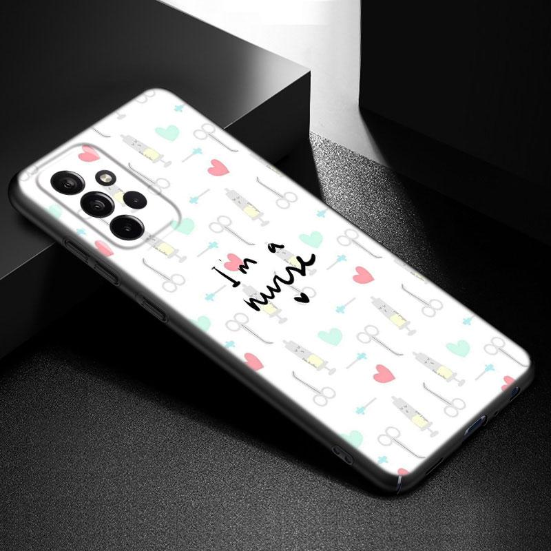 Lekarz Pielęgniarka Korona Król Królowa Etui Na Samsung Galaxy A21 A30 A50 A52 S A13 A22 A32 A33 A53 A73 5G A11 A12 A31 A51 A70 A71 A72