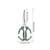 Kitchen Scissors For Food 2 In 1 Food Scissors With Walnut Cracker Multipurpose Shear Stainless Steel Kitchen Utensil For Dining
