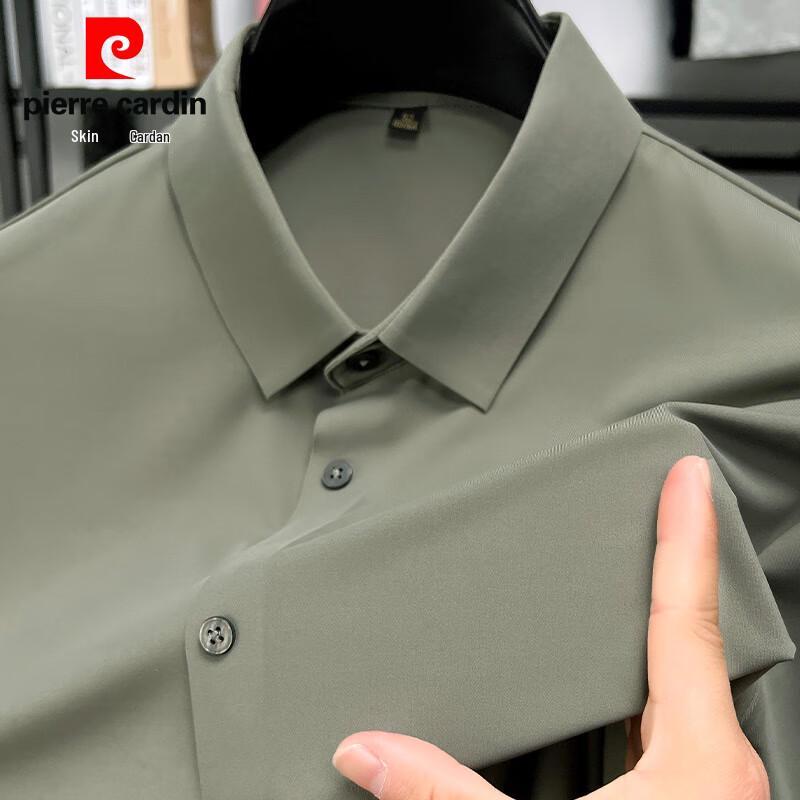 Pierre Cardin Men s Non-Iron Short Sleeve Lapel Shirt 3XL