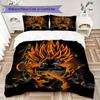 Dragon Ball Z 3pcs Bedding Set, Digital Printed Duvet Cover, No Insert, Kids Gift, Large Size -HYQ12