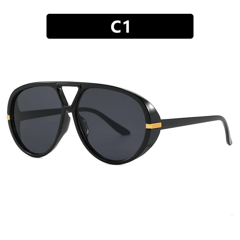New Vintage Pilot Sunglasses Women Men Brand Round Sun Glasses Female Circular Eyewear  For Male Female Eyeglasses