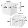 Yamazaki Tower Microwave and Dishwasher Safe Storage Container with x x Freezer and Product 1777 Colander, White, Body W13.6 D15.1 H11cm, Safe,