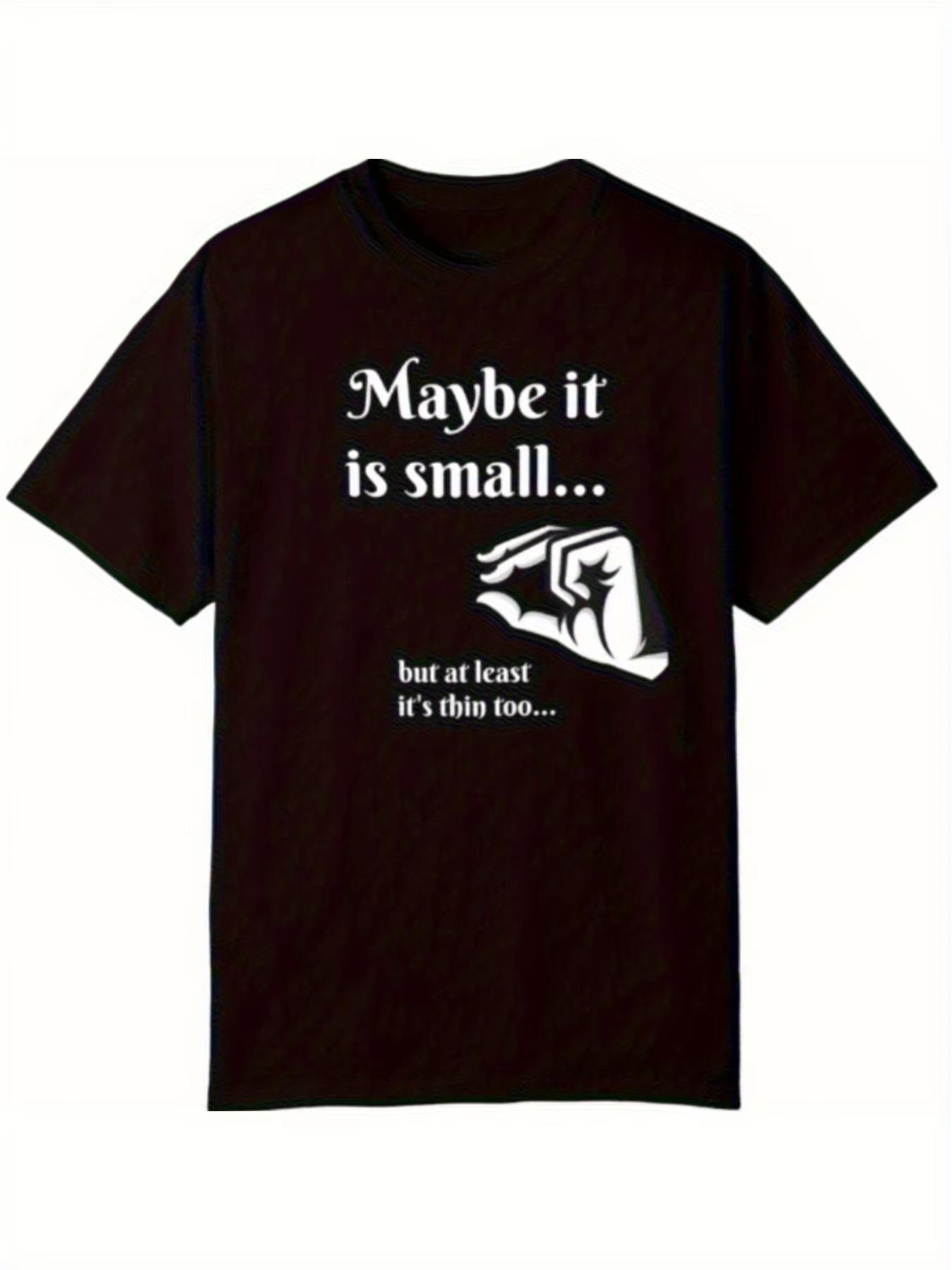A Fun Slogan Print Tshirt Suitable for Both Unisex and Women Featuring Humorous EleUnisexts and A Thick Cotton Round Neck Design 2XL