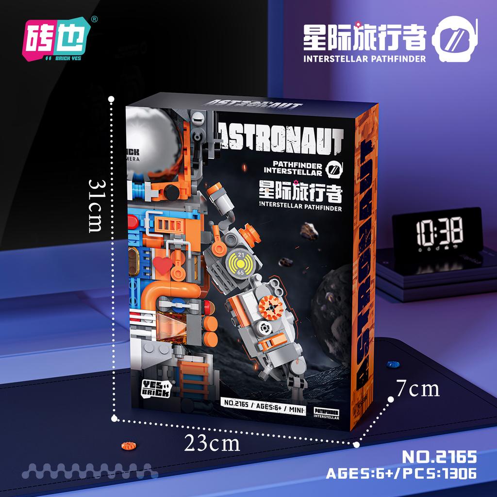 2024 Astronaut Baustein Spielzeug Puzzle Zusammenbau Kinder Junge Geburtstagsgeschenk 10 Jahre alt