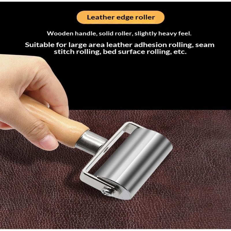 Leather Glue Laminating Roller Leather Press Edge Roller Platen Tools For Craft Diy Laminating Tool For Leather Craft