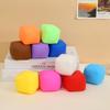 Cute Color Tofu Stress Balls Sensory Toys Stress Relief Fidget Toys Squishy Dough Ball Gifts for Adults Children Best Gift
