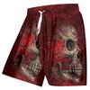 Men's Swimming Trunks 3D Skull Print Beach Shorts Quick-drying Outdoor Leisure Sports Shorts Swimwear Fashion Men's Shorts