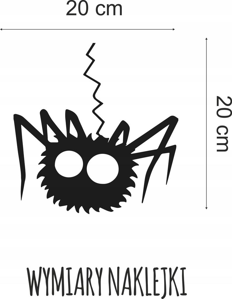Large Halloween Sticker Spider Stickers Scary Funny for Wall NH_009