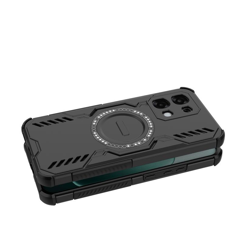 For Oppo A6 Pro Case For Oppo A6 Pro Anti-knock Hard Armor Magnetic Adsorption Wireless Charge Back Cover For Oppo A6 Pro Case