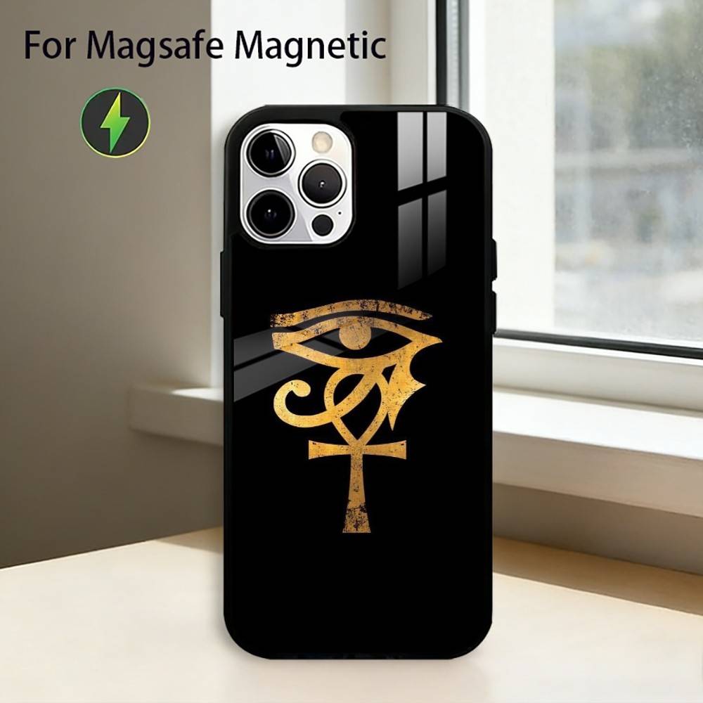 

A-Art Ancient E-Egypt Phone Case For iPhone17,16,15,14,13,12,11 Plus,Pro Magnetic with Magsafe Wireless Charging iPhone17Pro