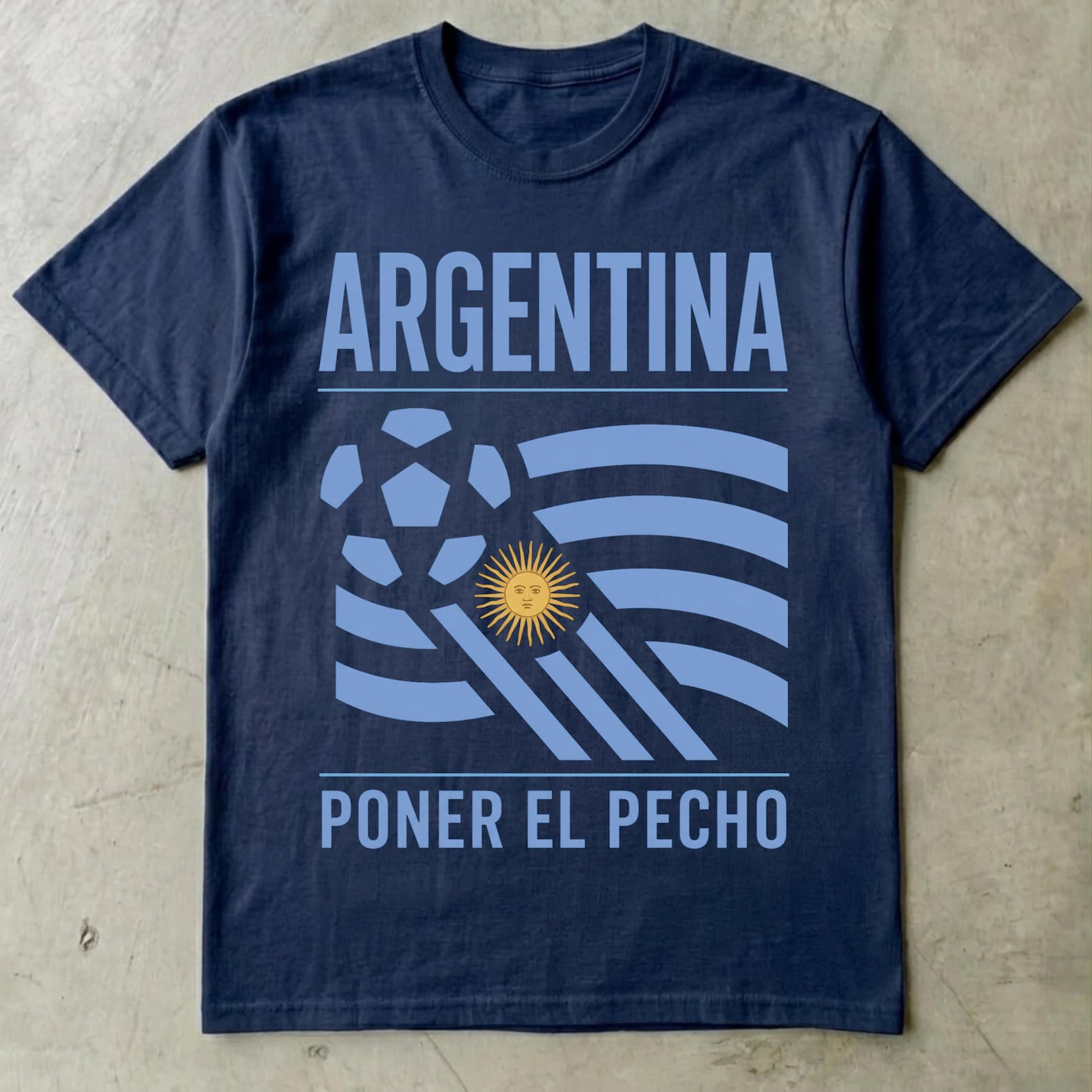 Argentina World Cup Soccer Jersey, Poner El Pecho Shirt, Argentina Football Fan Apparel, World Cup TShirt, Soccer Dad Gift, Sports Gear 4XL