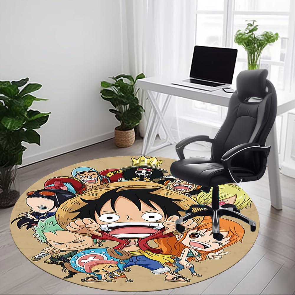 1pc One Piece Crew Office Round Area Rug, Under Office Chairs Bedroom Living Room Home Decor  a1022130