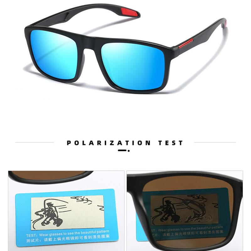New Fashion Men Driving Sunglasses Vintage Men's Polarized Fishing Sun Glasses Outdoor Driving With Shading Shades UV400 Eyewear