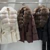 Autumn and Winter New European Products Waist Thin Fox Fur White Duck Down Jacket Women's Medium and Long Coat Tide