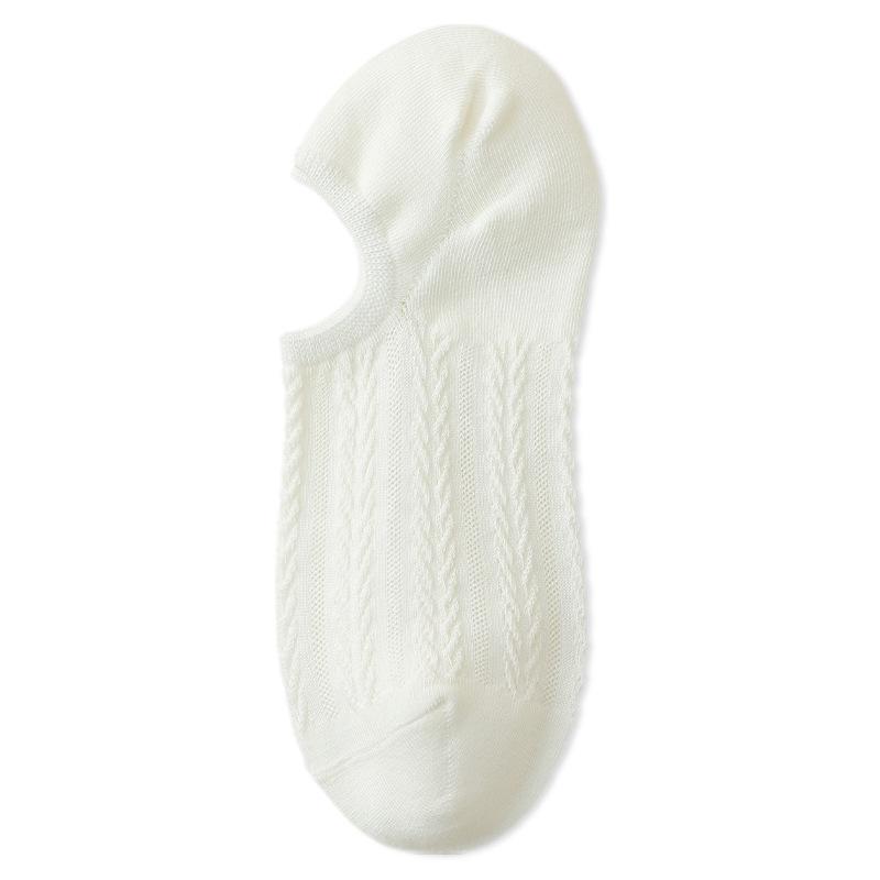 Acheng Women s Mesh Breathable Boat Socks - Thin, Sweat-Wicking, Anti-Slip, Invisible Seamless Summer Socks One Size