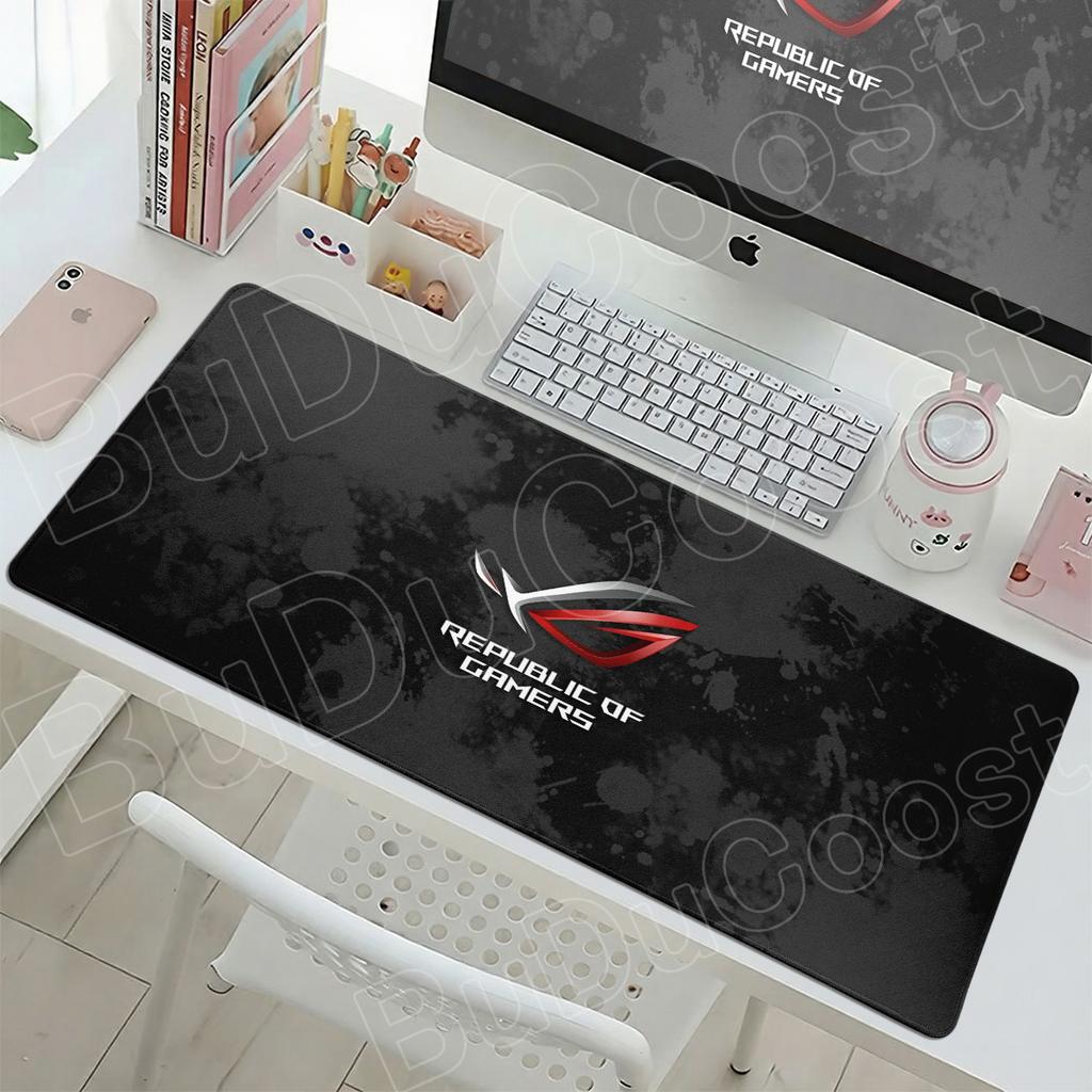 Anime Mice Mat Laptop Table Decoration Mausepads Asus Rog Black Keyboard Gaming Speed Carpet Office Accessories Gamer Mouse Pad
