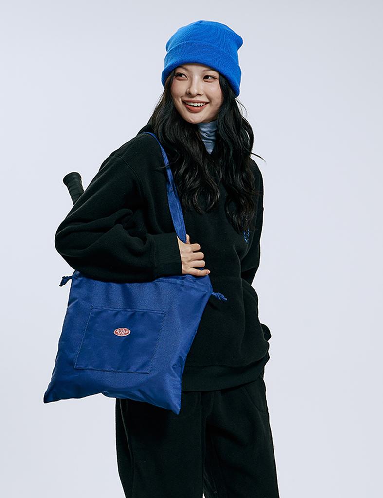 Clever Field Classic Drawstring Tote Bag_Navy
