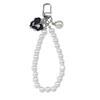 Korean Pearl Shell Keychain & Retro Beaded Bracelet Lanyard