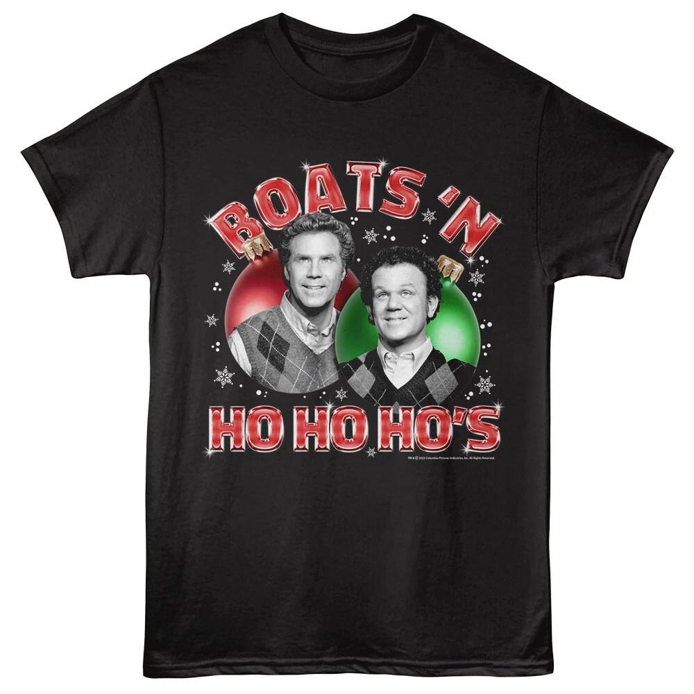 Step Brothers Movie Brennan & Dale Christmas Boats N Ho Ho Ho s Men s T Shirt M