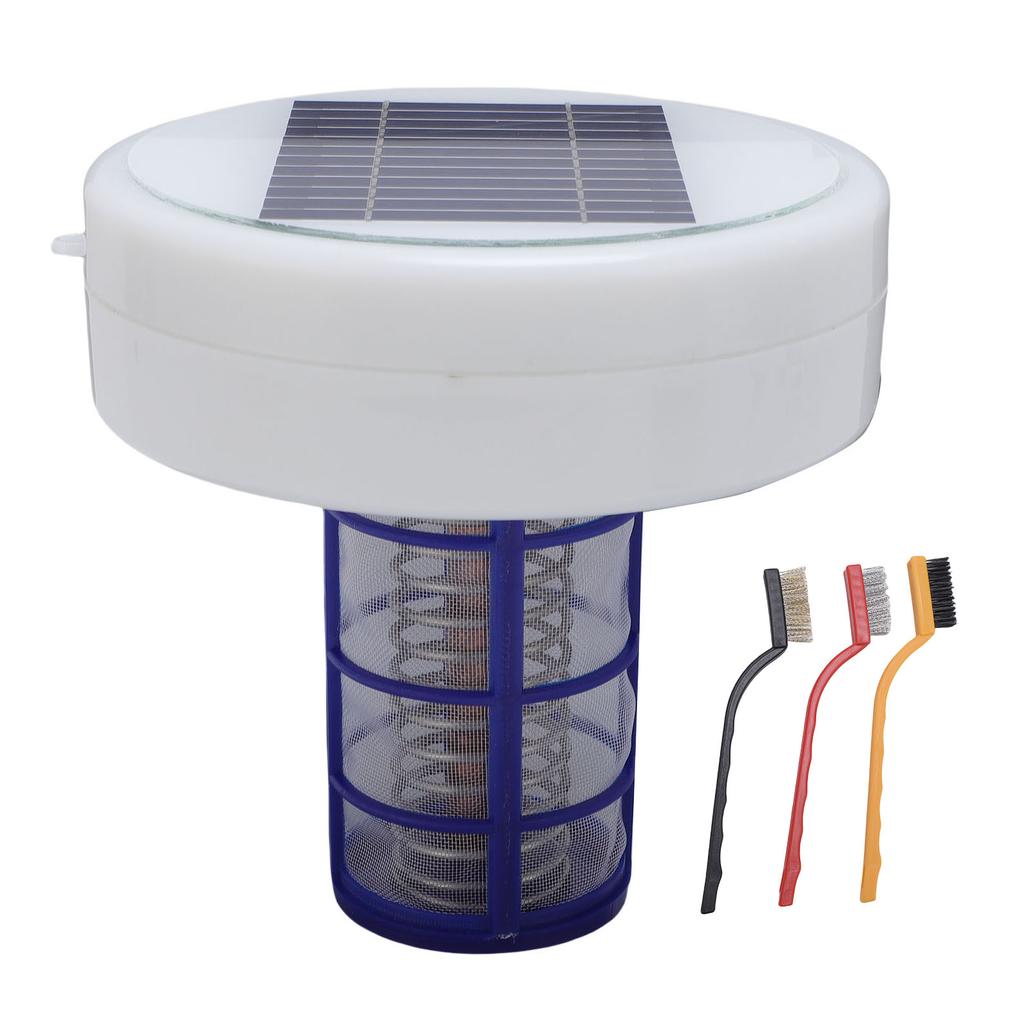 Solar Pool Ionizer Copper Floating Pool Ionization Cleaner Device with Solar Panel for Swimming Pool SPA