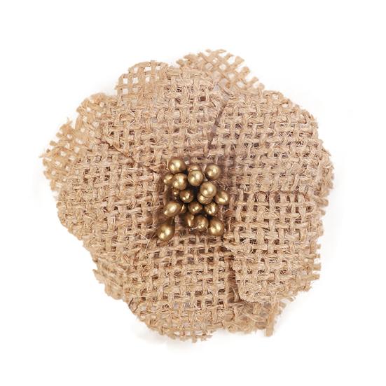 Pandantiv cu flori false, compact, multifuncțional, ecologic, util, rustic, pânză de pânză, decorațiuni florale pentru artizanat