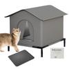 Winter Waterproof Stray Cat Dog Warm House Outdoor Warm Pet Cave Sleeping Beds Home Foldable Washable For Dog Puppy Supplies