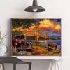 5D Diamond Painting Bridge Full Square Cross Stitch Sale Diamond Embroidery Landscape Rhinestone Kit Autumn Decoration