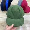 Fashion Pure Colour Flat-brimmed 5-panel Baseball Caps for Men and Women Winter Retro Fleece Warm Versatile Hip-hop Hats