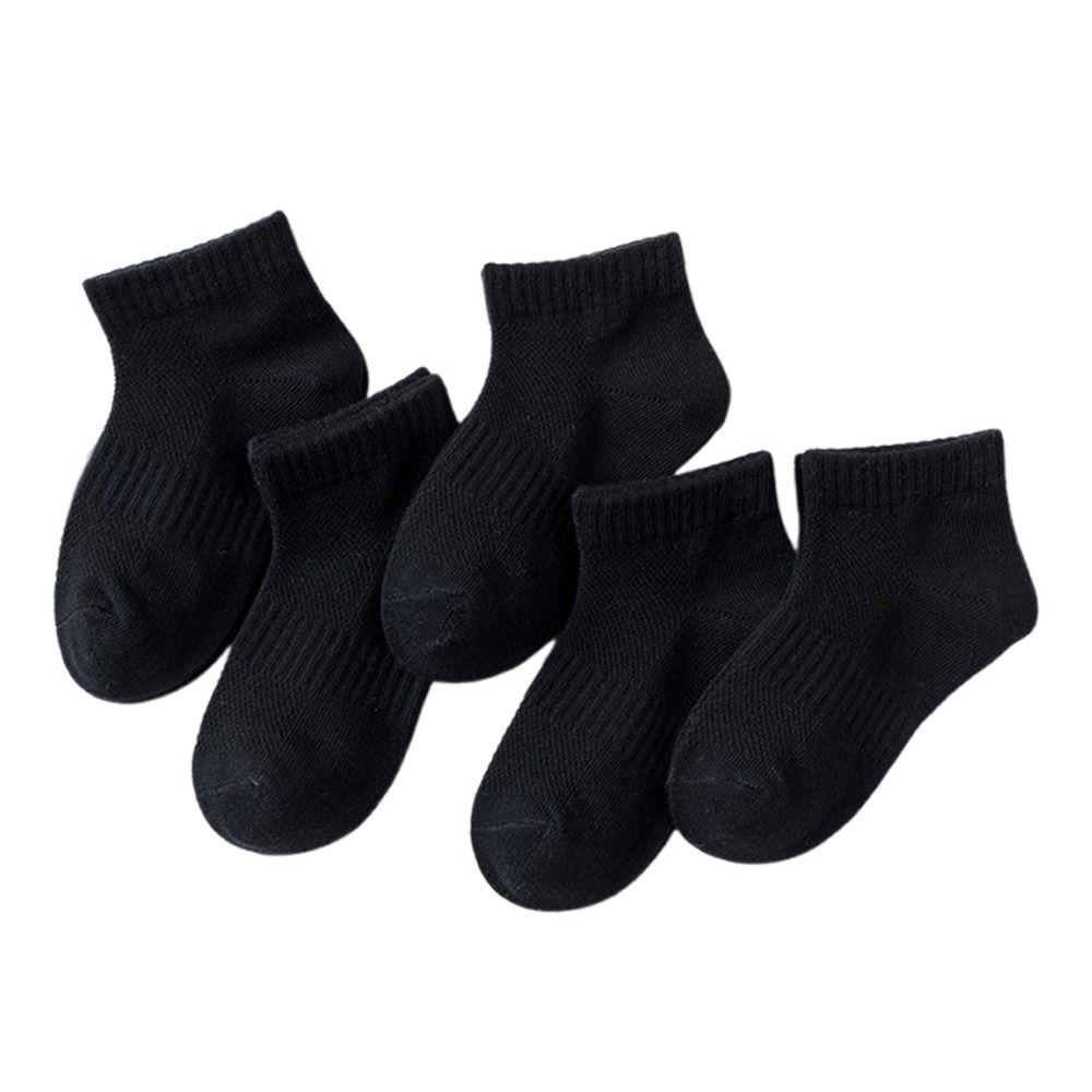 5 Pairs Thin Low Cut Socks Breathable Toddler Baby Socks Children's Ankle Socks  for Boys & Girls