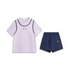 Youth Girls' Moisture-Wicking T-Shirt & Skirt/Shorts Set