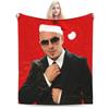 Mr Worldwide Pitbull Sänger Decke Samt Dekoration Dollar Live Lache Liebe Dünne Überwurfdecke für Bettwäsche Schlafzimmer Tagesdecke